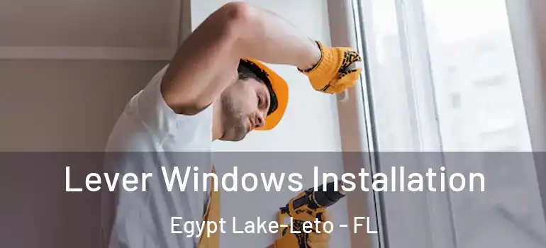  Lever Windows Installation Egypt Lake-Leto - FL