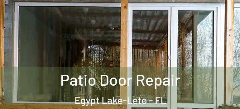  Patio Door Repair Egypt Lake-Leto - FL