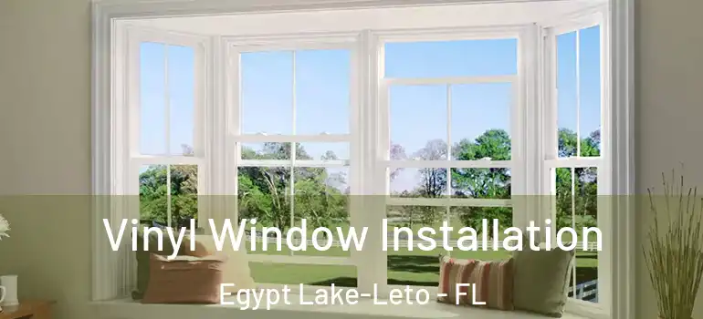  Vinyl Window Installation Egypt Lake-Leto - FL