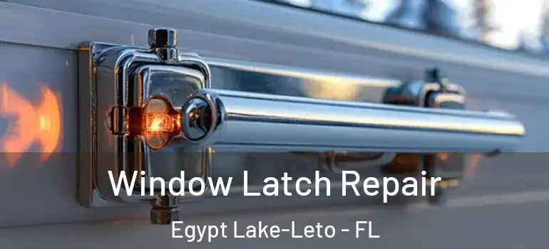 Window Latch Repair Egypt Lake-Leto - FL